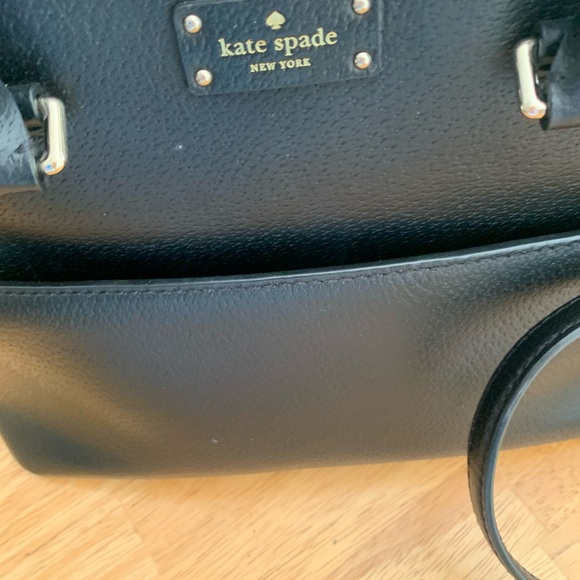 Kate Spade black satchel. - Picture 3 of 7